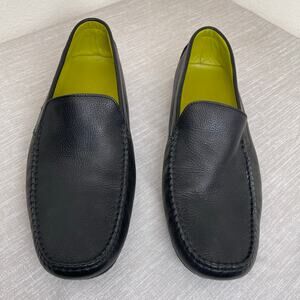 Cole Haan Black Leather Driving Loafers Men’s 13M Slip On Drivers Comfort